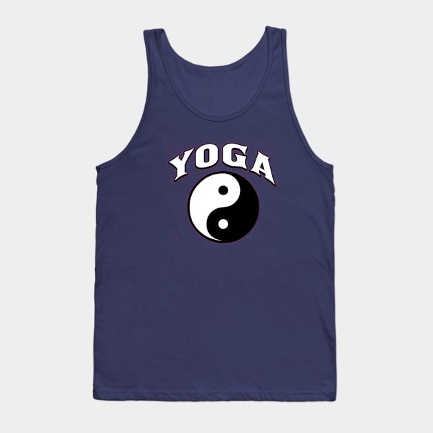 Yin Yang Yoga Tank Top by addyzart